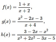 7: 有理表达式和函数